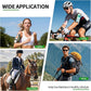 Running Armband with Earphone Bag for iPhone 16/15/14 Max/Pro/Plus & Galaxy S20/S10, Touchscreen Compatible, Phone Holder for Running with Card Slot & Key Pockets, Fit Up to 6.9 Phone