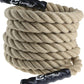 Capelli Sport Battling Ropes, Workout Battle Ropes for Strength Training and Cardio, Brown, 20 ft Length