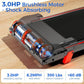 Treadmill with 5% Incline, Walking Pad Treadmill with Handle Bar, Portable Folding Treadmills for Running and Walking, 3.0HP Brushless Motorized, 5 Layers Shock-Absorbing