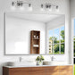 Silver Bathroom Mirror,60x40 inch Wall Mirror for Bathroom Wall Mounted,Large Rectangle Mirror for Bathroom Over Sink,Modern Metal Frame for Living Room,Bedroom Entryway,Horizontal/Vertical