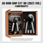 GD IRON GRIP Grip Strength Trainer Adjustable Hand Gripper Strengthener Hand Grip Exerciser Wrist Strengtheners Silent & Durable – Forearm, Finger & Hand Strength Training for Athletes, Climbers & Rehabilitation