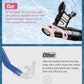Aegend Dry Snorkel, Dive Mask Easy-Breath Free Diving Snorkel for Snorkeling Scuba Diving Freediving Swimming, with Top Dry Valve and Food-Grade Silicone Mouthpiece