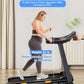 8.7MPH Walking Pad Treadmill for Home with Incline, 3.5HP Real Brushless Treadmill with Incline 350 lb Capacity, Double Deck Running Desk Treadmills Support App and Pre-Set Mode