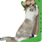 Cat Scratcher, 23.6 Inch Cat Scratching Post, L Shaped Vertical cat Scratching Board for Wall and Couch Protection, Cardboard Cat Scratcher with Ball Toy for Indoor Cats