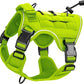 Heavy-Duty Tactical Dog Harness for Large Dogs, No Pull Adjustable Reflective Pet Vest with Molle System, K9 Military-Grade Control for Service Training, Outdoor & 10+ Breeds, Wild Lime, Small