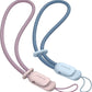 SURPHY 2 Pack Phone Lanyard for Cellphone Case, Phone Wrist Strap for Case, Cellphone Strap with 2-Color Braided, Charm Wrist Lanyard for Women and Men, Pink & Cloud Blue