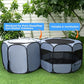 EighteenTek XLarge 2-in-1 Pop up Dog Playpen, Assembly-Free, with Leakproof Pet Pee Pads,Portable Foldable Cat Tent Enclosure Indoor Outdoors Puppy Kittens Small Animals Crates (L, 90" Lx45 Wx28 H)