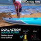 Driftsun Rover Inflatable Kayak - White Water Kayaks for 1 and 2 Person, High Pressure Dropstitch Floor Kayak for Adults with Padded Seats