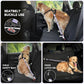 Pawaboo 2Pack Dog Seatbelt for Car, 3-in-1 Dog Car Seat Belt Bungee, Dogs Tether for Cars with Buckle & Hook Latch, Adjustable Reflective Dogs Cars Harness Leash with 360° Lockable Buckle,Light Purple