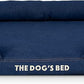 The Dog’s Bed, Med Blue Denim 30x23.5, Memory Foam, Pain Relief: Arthritis, Hip & Elbow Dysplasia, Post Surgery, Lameness, Supportive, Calming, Waterproof Washable Cover, Veterinary Approved