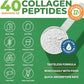 Collagen Peptides Powder Unflavored - Hydrolyzed Collagen Protein Powder Type 1, 2 & 3 - Grass Fed Keto Collagen Powder for Women & Men - Vital Hair, Skin, Nails, Joints, Recovery, 11g Per Serving