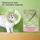Touchdog Foldable Dog Cone Collar for Cats & Dogs - Adjustable Soft Recovery Collar with Waterproof PU Coating, Lightweight Design, 24.5cm/9.6in Wide Barrier (Green, XL)