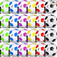 Sotiff 24 Pcs Size 5/4 Soccer Ball Bulk with 24 Pump Deflated Soccer Balls for Kids Teen Football Bulk for Game Training School Team Sports Adults Player Practice Outdoor