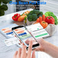 Smart Food Kitchen Scale with Nutritional Calculator, Free App with 19 Nutrients Tracking, Calorie, Marco, Digital Weight Grams and Ounces for Weight Loss, Premium Stainless Steel, 22lb
