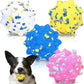 VINGVO Large Dog Balls Tennis Ball Toys 4 PCS Dogs Toys for Aggressive Chewers, 3" Teething Chew Toys Water Floating Ball Toy Bouncy Fetch Balls for Large Medium Small Dog and Puppies (4 Spiked)