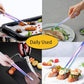 JETKONG 2 Pcs 12-Inch Culinary Tweezers Food Tweezers Kitchen Tweezer Tongs for Cooking (Rainbow)