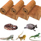 ZeeDix 3 Rolls Coconut Fiber Reptile Substrate Mat, 16 x 36 inches Natural Coco Mat Reptile Carpet Coco Fiber Liner Turtle Bedding Reptile Terrarium Liner for Lizard Snake Turtle Gecko Bearded Dragon