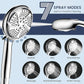 FEELSO Filtered Shower Head with Handheld, High Pressure 7 Spray Showerhead with Filters for Hard Water - Remove Chlorine, Reduce Dry Itchy Skin, Anti-clog Nozzles, Power Wash to Clean Tub, Tile & Pet