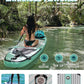 BM Paddle Board Inflatable Stand Up Paddle Board, SUP Paddleboard for Adult, Premium Accessories | Non-Slip EVA Deck & Foam Handles, Camera Mount, Double Action Pump, 85L Travel Backpack