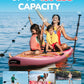 Bigfly 11'6×35" Super Wide Inflatable Stand Up Paddle Board, Ultra Stable Wide SUP for 2+1 People/Family/Big Size, 100L Backpack, All-Round Sup Board, US Big Fin