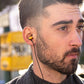 LUDOS Clamor Wired Earbuds in-Ear Headphones, 5 Years Warranty, Earphones with Microphone, Noise Isolating Ear Buds, Memory Foam for iPhone, Samsung, School Students, Kids, Women, Small Ears - Gold