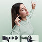 GNMN Active Noise Cancelling Ear Buds Wireless Earbuds 96hrs Playback Bluetooth Headphones IPX7 Waterproof Stereo Bass Over-Ear Earphones with Earhooks Microphone LED Battery Display for Sports/Gym