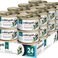 Solid Gold Wet Cat Food Pate - Healthy Canned Cat Food Pate w/Real Tuna & Sardine, Omega Fatty Acids, Vitamins & Minerals - Grain Free & Gluten Free Can Meals for Cats & Kittens - 24ct/3oz Can