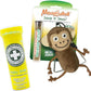 Meowijuana Jump 'n' Jamb Door Hanging Cat Toy Bundle | Funky Monkey + Happy Grass Blend | Refillable Interactive Catnip Toy | Promotes Play and Cat Health | Potent Catnip Grown in North America