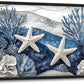 Large Starfish Nautical Wall Art for Living Room, Ocean Canvas Oversized Wall Decor, Sea Animal Modern Framed Pictures Painting Print Artwork for Bedroom Office 36"L x 24"W
