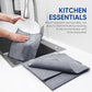 Forggon10 Pcs New Upgrade 2-Layer Non Scratch Wire Dishcloth,Wire Dishwashing Rag, Non-Scratch Wire Dishwashing Rags for Wet and Dry, Kitchen Cleaning Dish Rags for Cookware,Sinks, Dishes,Stove