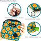 Dog Treat Pouch for Pet Walking and Training with Clicker Poop Bags Small Fanny Zipper Pack Holder for Puppy Snack Dispenser Kit for Leash and Outdoor Use (Fruit Orange)