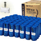 GORILLA SUPPLY 1000 Dog Poop Waste Bags with Dispenser and Leash Tie, 9" x 13", Blue, 1000 Count