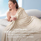 Bedsure Summer Cooling Blanket Queen Size for Hot Sleepers with Sports Mesh Design, Arc-Chill Q-Max 0.4 Lightweight Breathable Ice Cold Blanket for Night Sweats, 90 x 90 Inches, Mesh Beige