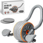 DMoose Fitness Ab Roller Wheel with Elbow Support & 2 Knee Pads - Abdominal Exercise Trainer for Core Strength Training - Ultimate Abs Workout Equipment for Home and Gym - Ab Machine for Men & Women
