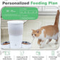 Automatic Cat Feeder for 2 Cats – Dual Food Dispenser with App Control, 5L Capacity (20 Cups), Smart Cat Food Dispenser for Multi Cats, Dual Pet Feeder with Stainless Steel Bowls and WiFi