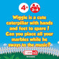 PlayMonster Giggle Wiggle Board Games for Kids, Hand-Eye Coordination, Preschool Games, The Twisting-Turning Race to Get Your Marbles to The Top Game, Ages 4+, Batteries Not Included