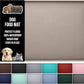 GORILLA GRIP 100% Waterproof Raised Edge BPA Free Silicone Pet Feeding Mat, Dog Cat Food Mats Contain Spills Protects Floors, Placemats for Cats and Dogs Water Bowl, Pets Accessories 28x18 Beige