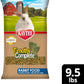 Kaytee Timothy Complete Rabbit Food, Made with Timothy Hay, High in Fiber, Supports Dental Health and Digestion, 9.5 pounds