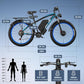 Ebike for Adults Electric, 52V 19.2Ah/32Ah, Peak 2000W/2500W E-Bike, 36/40MPH, 70 Miles/100Miles Long Range, Hydraulic Disc Brake, Off Road Snow Mountain E-Bike, 24"/26" Fat Tire Fast Electric Bicycle