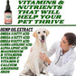 Pet Hemp Oil | Dogs and Cats | Wild Alaskan Salmon Hemp Oil | 1000MG Organic Tincture | 100% Natural | Hip, Joint, and Muscle Support for Your Pet | Aids with Skin, Coat, Anxiety, Stress, and Pain