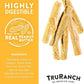 Collagen Rolls - 6" Collagen Rolls for Dogs - Long Lasting Healthy Joint Support - Rawhide Alternative - Skin & Coat Health - Made with Real Peanut Butter, Value Pack, 15 Bags, 60 Count