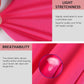 Harrison Howard Stretchy Horse Tail Guard - Breathable & Protects - Slip On Design - 2 Strand Closure - 22" L Light Pink