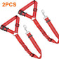 BWOGUE 2 Packs Dog Cat Safety Seat Belt Strap Car Headrest Restraint Adjustable Nylon Fabric Dog Restraints Vehicle Seatbelts Harness
