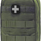 Carlebben EMT MOLLE Ifak Pouch Tactical MOLLE Medical First Aid Kit Utility Pouch Olive