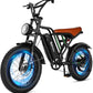 750W Electric Bike for Adults, 20" Fat Tire Electric Dirt Bike with 48V 13AH Removable Battery, Max 25 MPH & 35+Miles, LCD Display, Full Suspension Ebike for Snow/Beach/Mountains/Road