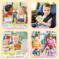 Squeeze Squishy Toys for Kids, 12Pcs Fruit Vegetables Sensory Fidget Toys, Easter Egg Fillers Party Favors Treasure Box Toys for Classroom Stress Relief Gifts Travel Cute Stuff for Boys Girls