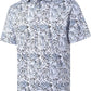 Men's Golf Polo Shirts Short Sleeve Striped Performance Moisture Wicking Dry Fit Golf Shirts for Men