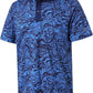 Men's Golf Polo Shirts Short Sleeve Striped Performance Moisture Wicking Dry Fit Golf Shirts for Men