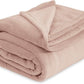 Bedsure Fleece Blankets King Size Dusty Pink - Bed Blanket Soft Lightweight Plush Cozy Fuzzy Luxury Microfiber, 108x90 inches