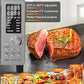 Nuwave Bravo Pro Smart 21QT Toaster Oven Air Fryer Combo, Convection Oven Countertop, 10 functions all in 1, with even & quick crisp technology, 50-450°F, 1800W, Stainless Steel